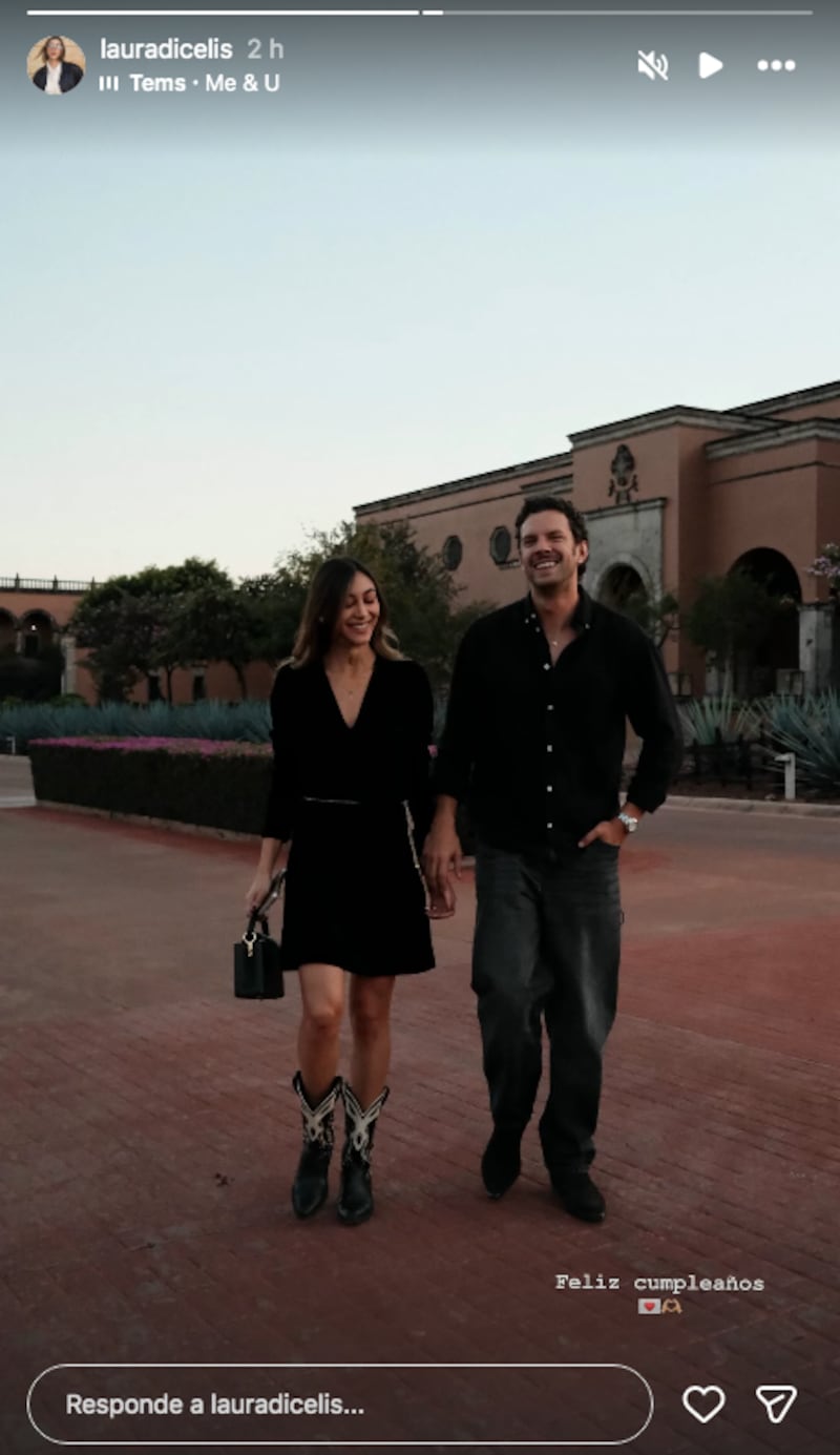 Raúl Ocampo y su novia