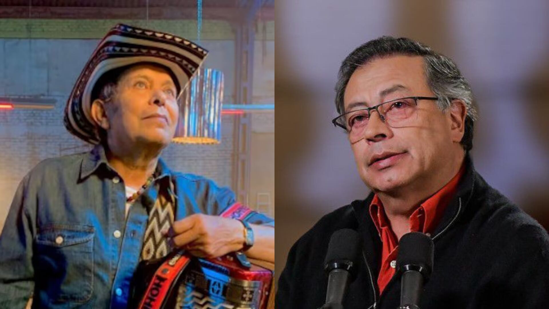 El presidente Gustavo Petro también se despidió de Egidio Cuadrado, el acordeonero de Carlos Vives