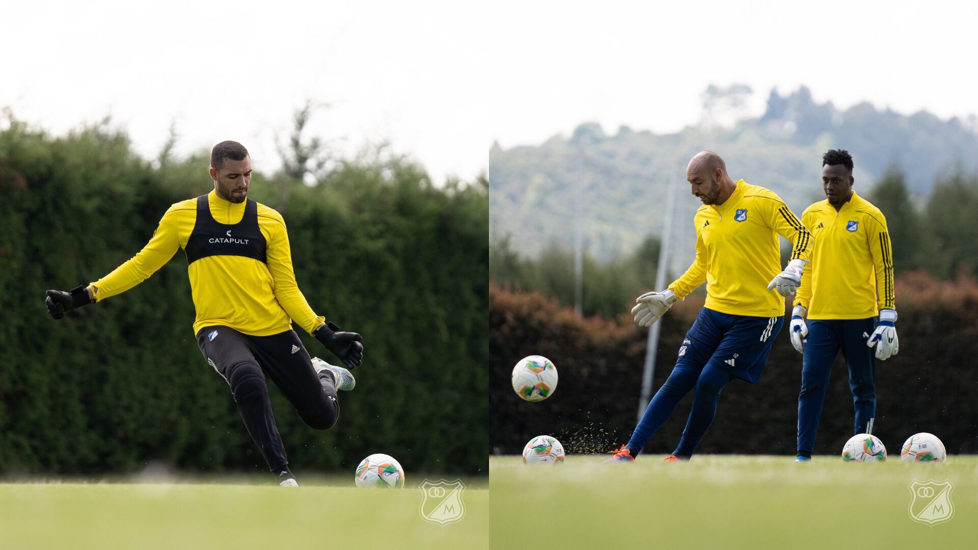 Arqueros de Millonario - Fotos: Redes sociales del equipo