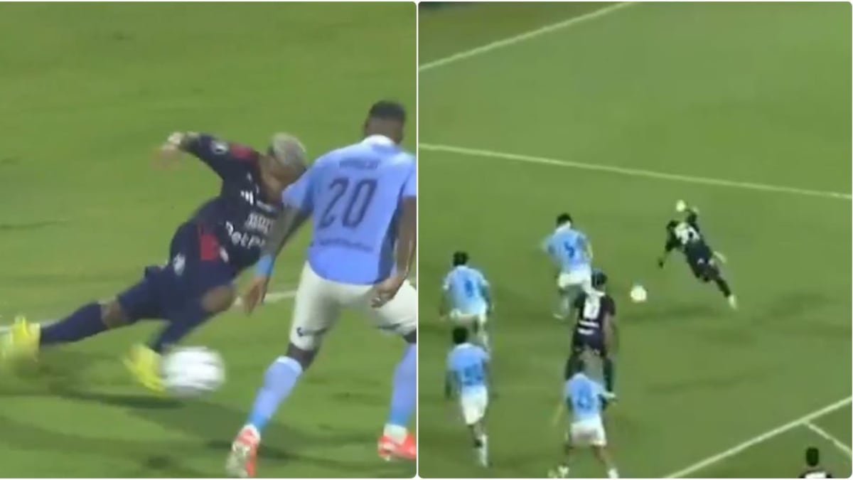 “La antítesis”, jugadores de Junior se hicieron meme continental por sus costalazos al intentar lucirse