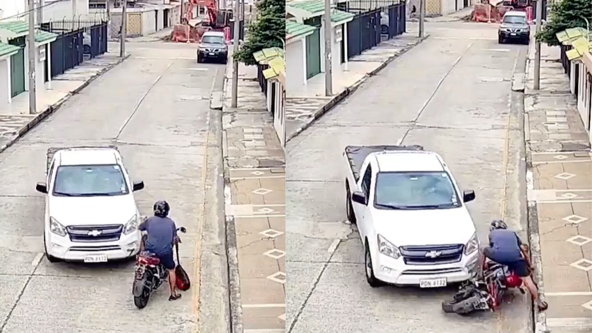 Hombre embistió a ladrón con su camioneta y se pronunció en su Twitter explicando por qué lo hizo