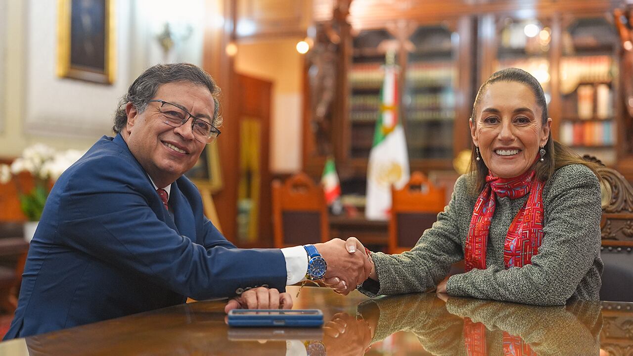 Gustavo Petro y Claudia Sheinbaum