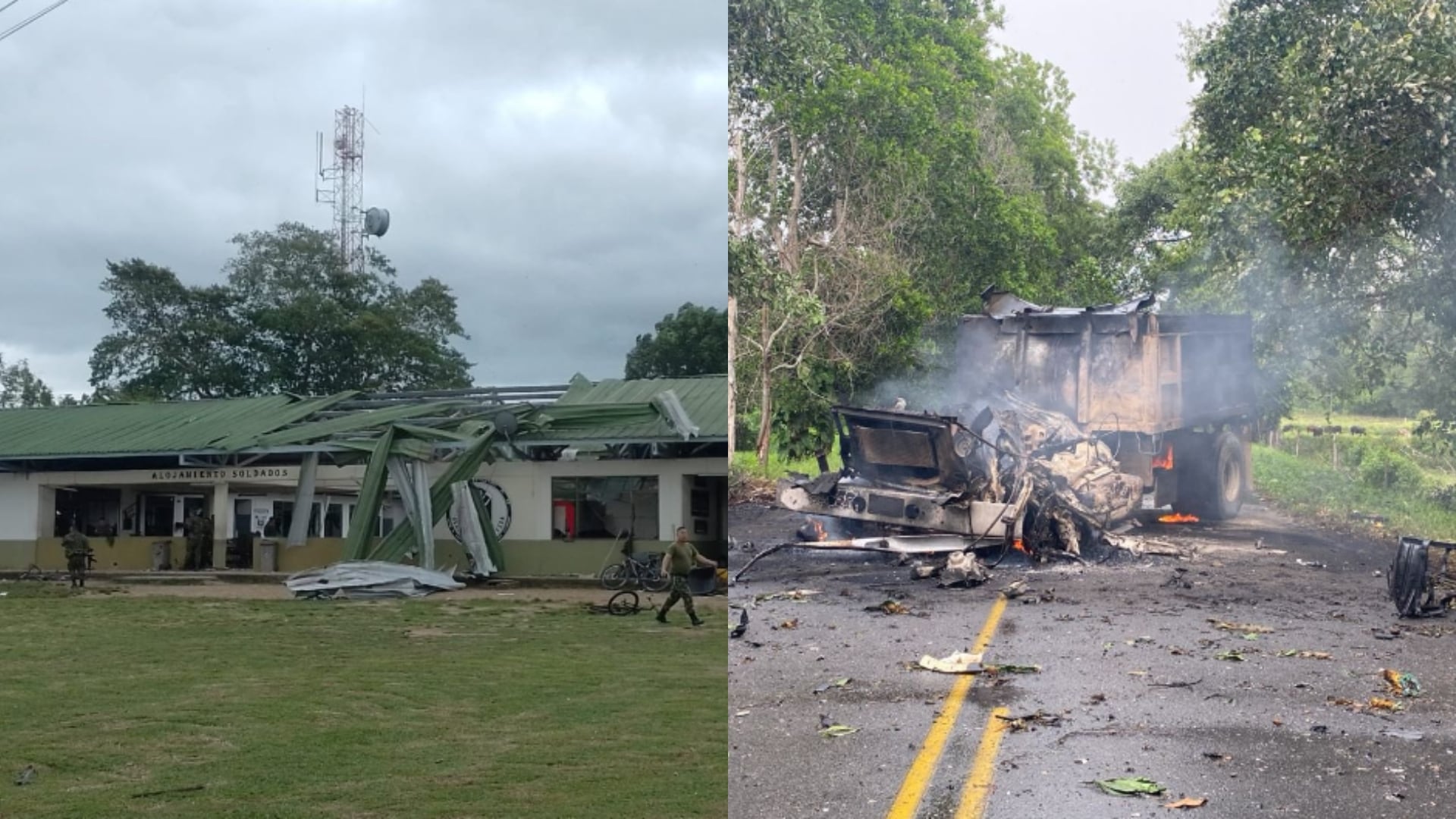 Atentado a base militar en Arauca,