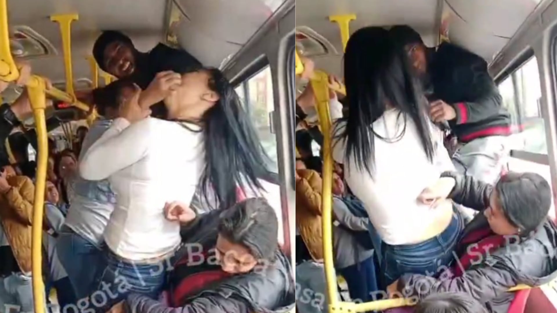 Pelea en TransMilenio por una silla se hace viral