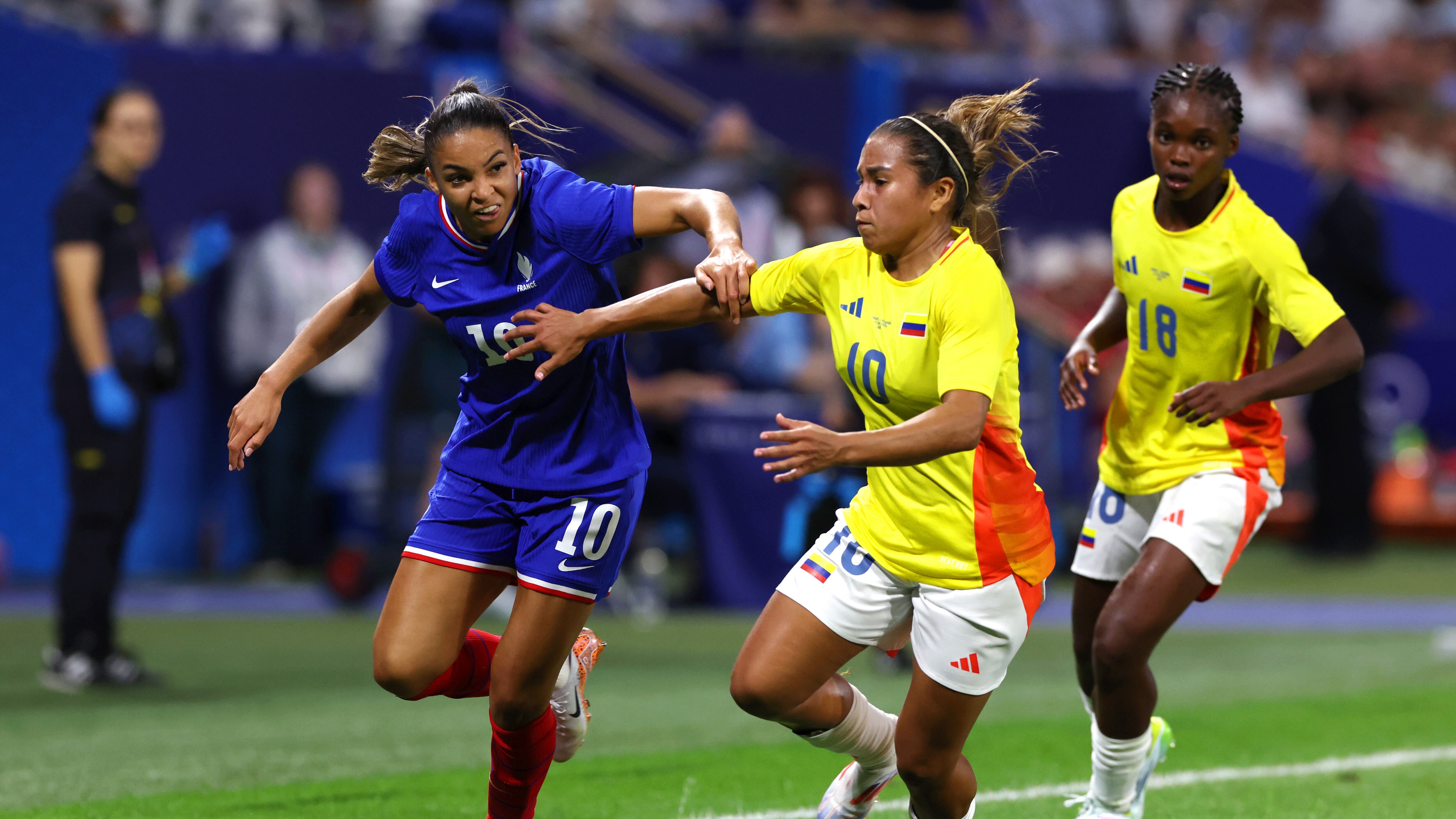 Resumen Colombia vs Francia en los Juegos Olímpicos hoy