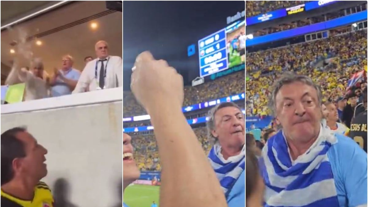 Videos desmienten a uruguayos: sus hinchas y dirigentes comenzaron las agresiones en la tribuna