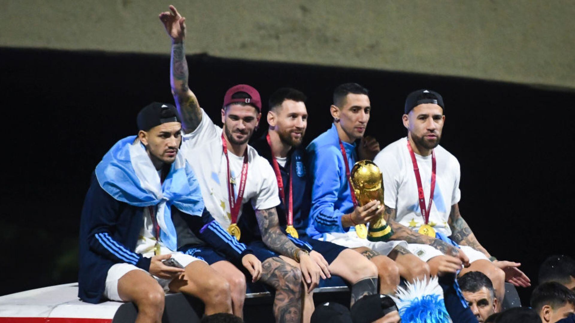 Caravana de la Selección de Argentina.