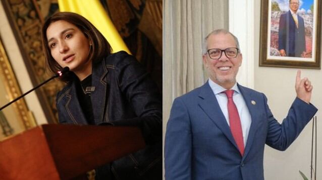 Foto de Laura Sarabia y Alfredo Saade.