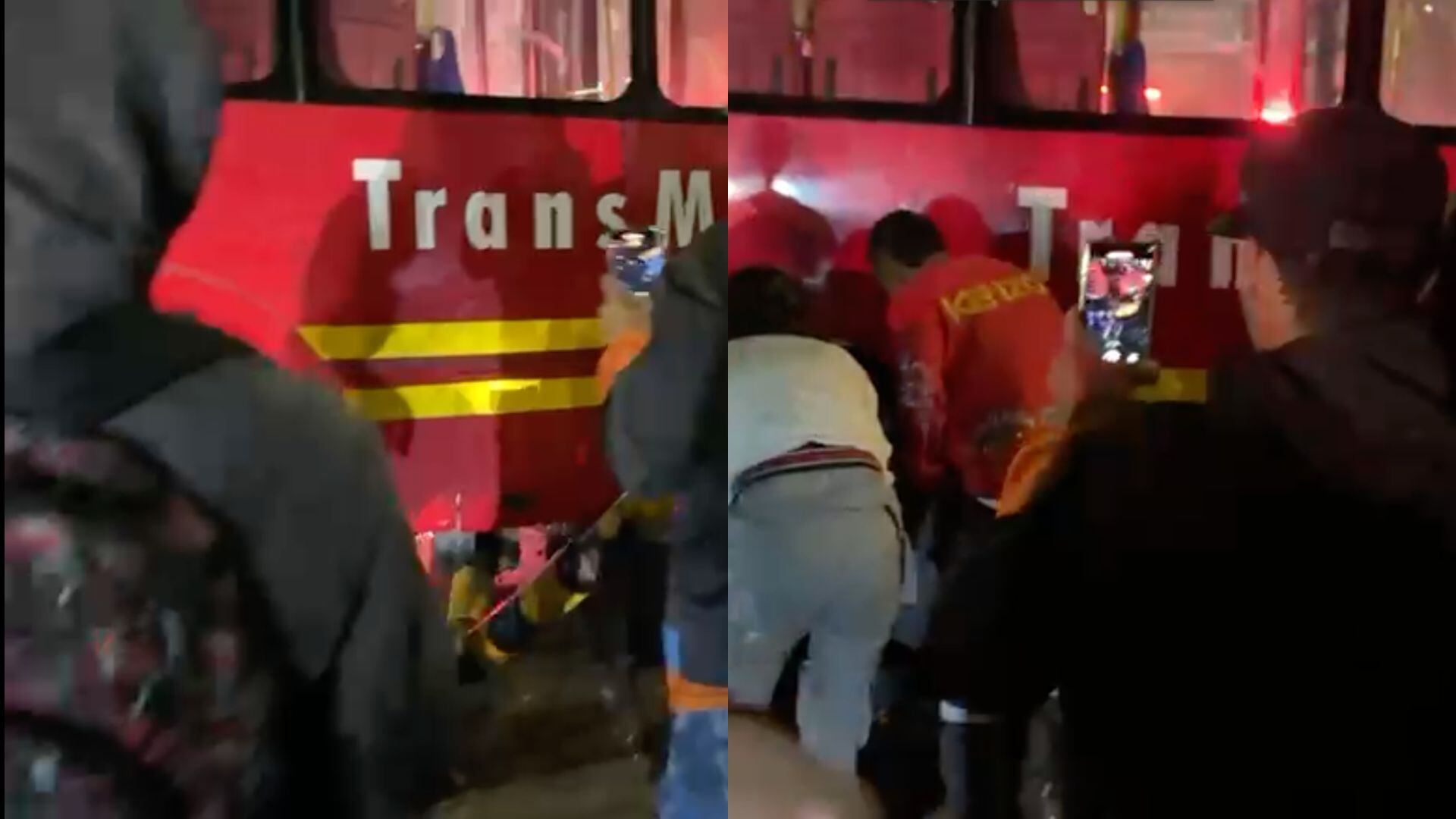 Accidente en TransMilenio de la calle 80