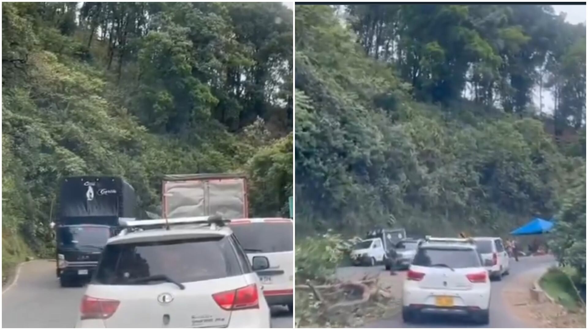 Levantan paro de camioneros: gobernador de Nariño anunció avances en el dialogó con transportadores (Captura de pantalla de @tubarconews)