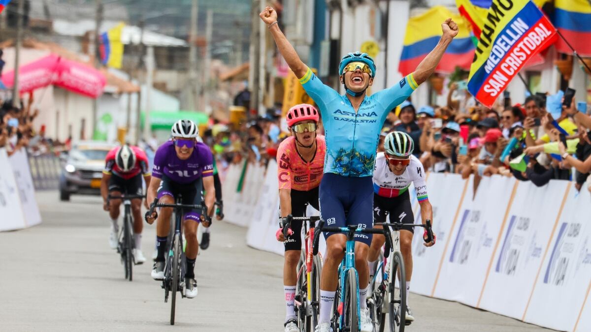 Harold Tejada ganó la segunda etapa y es nuevo líder del Tour Colombia