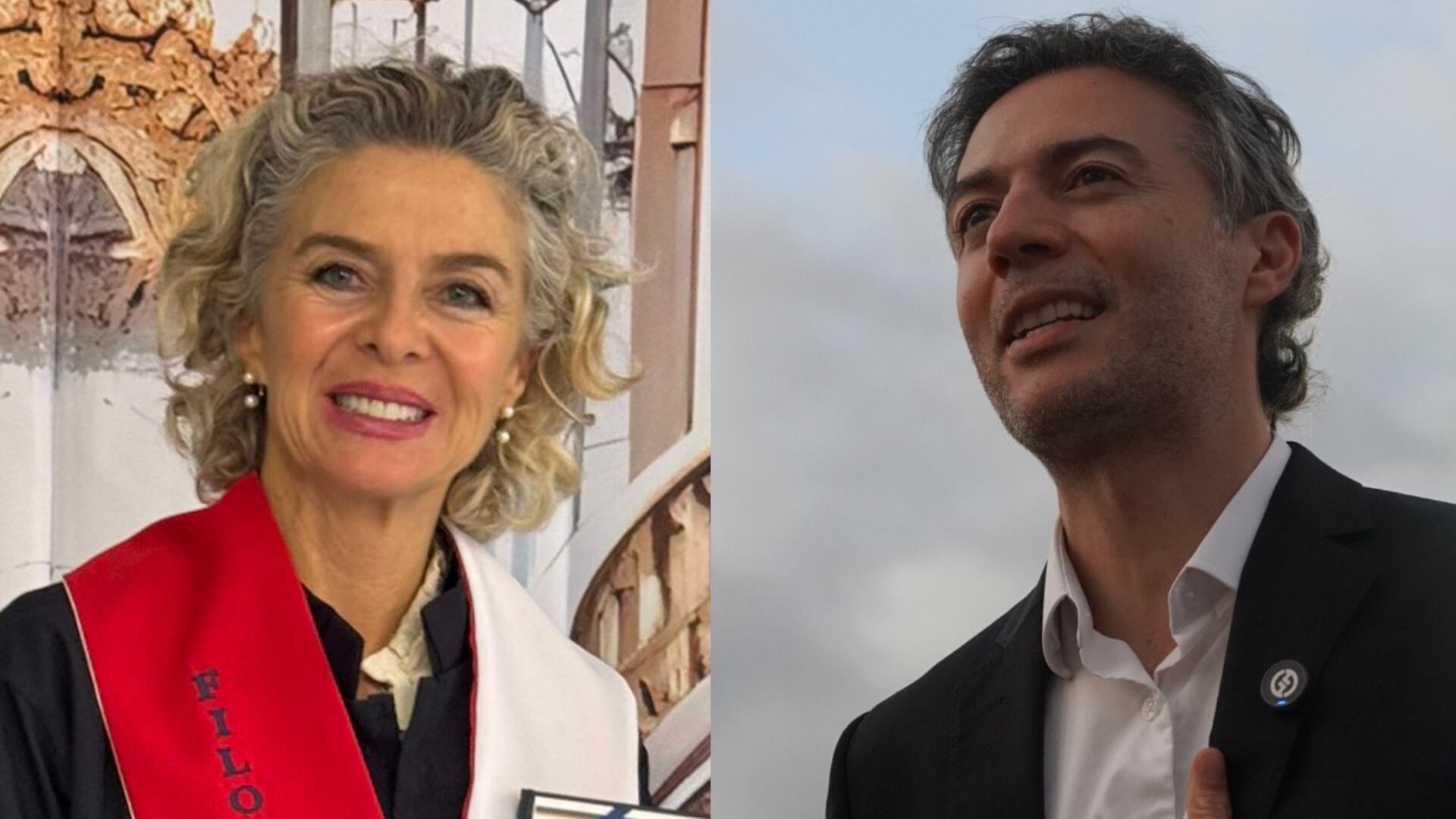 Daniel Quintero y Margarita Rosa de Francisco