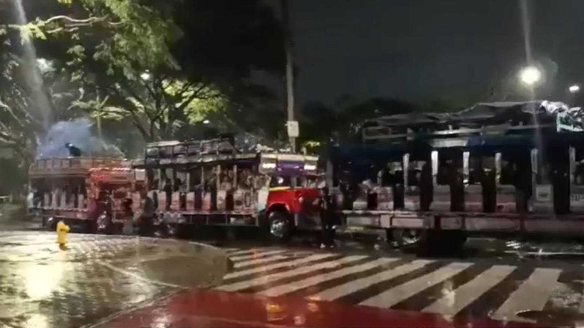 Protesta de la minga en Medellín