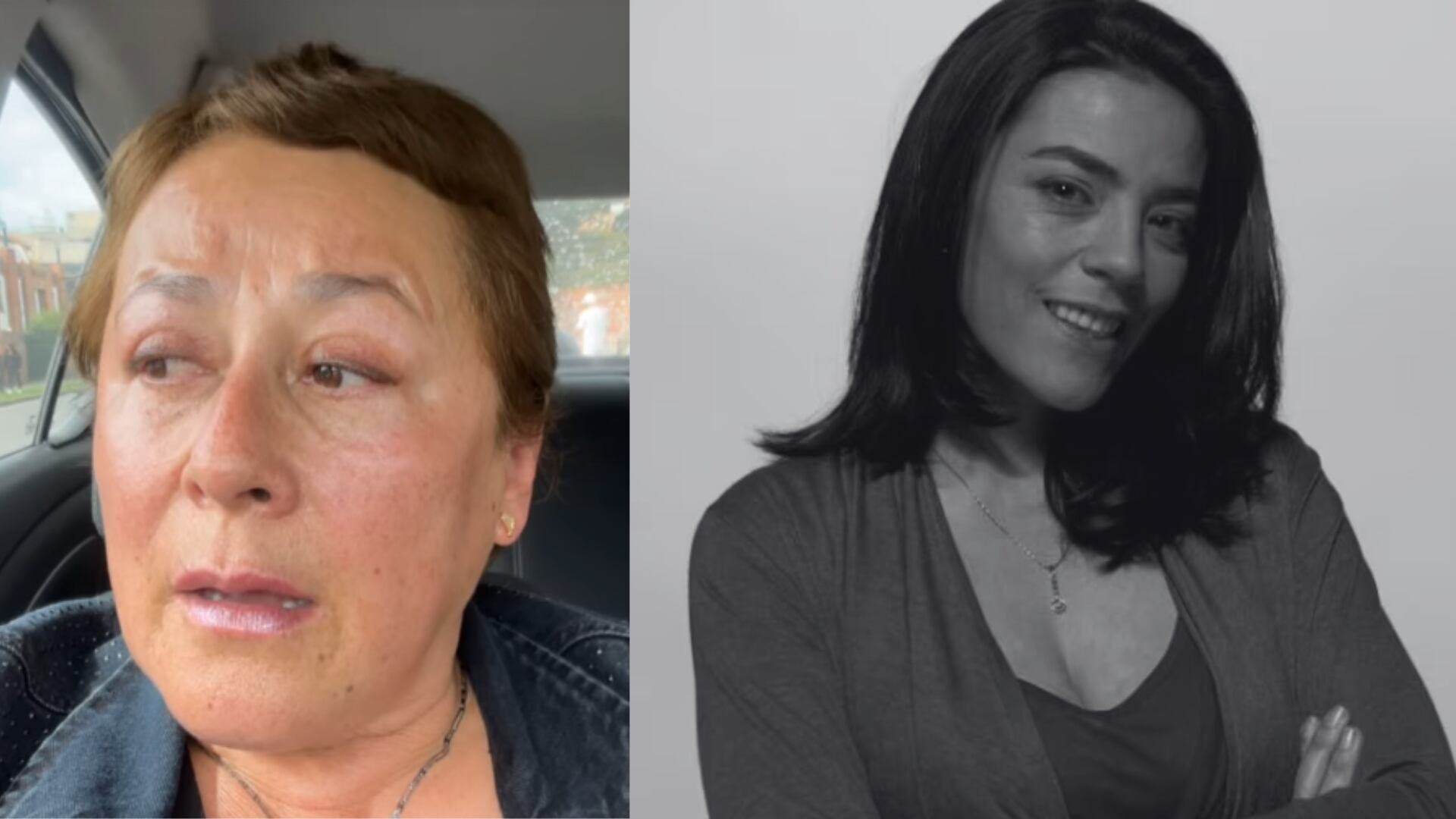 Alina Lozano quedó totalmente desconsolada con la muerte de Sandra Reyes; así la despidió