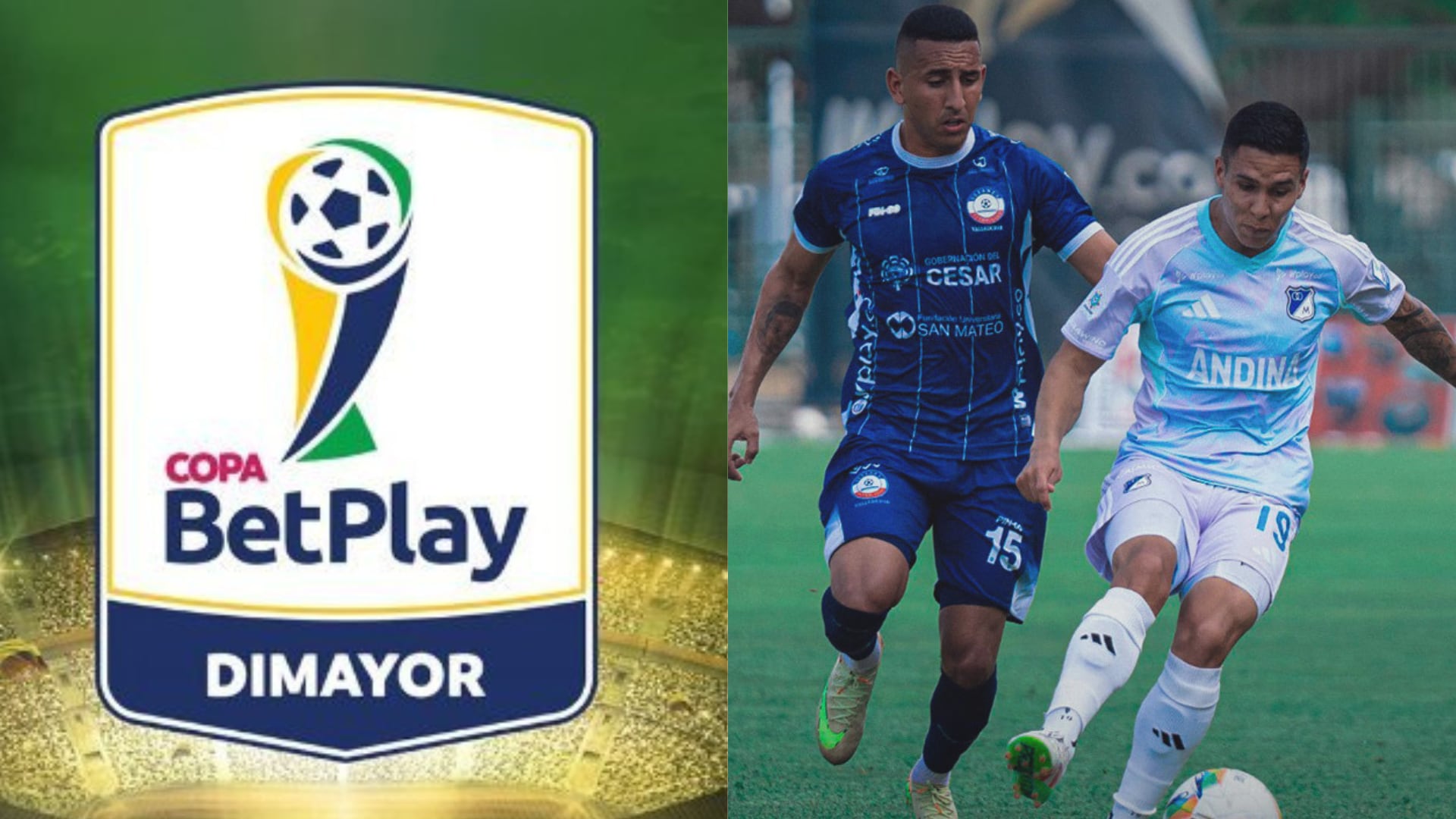 Copa BetPlay y Millonarios - Fotos: Redes sociales de la competencia y de Millonarios el 3 de mayo del 2026