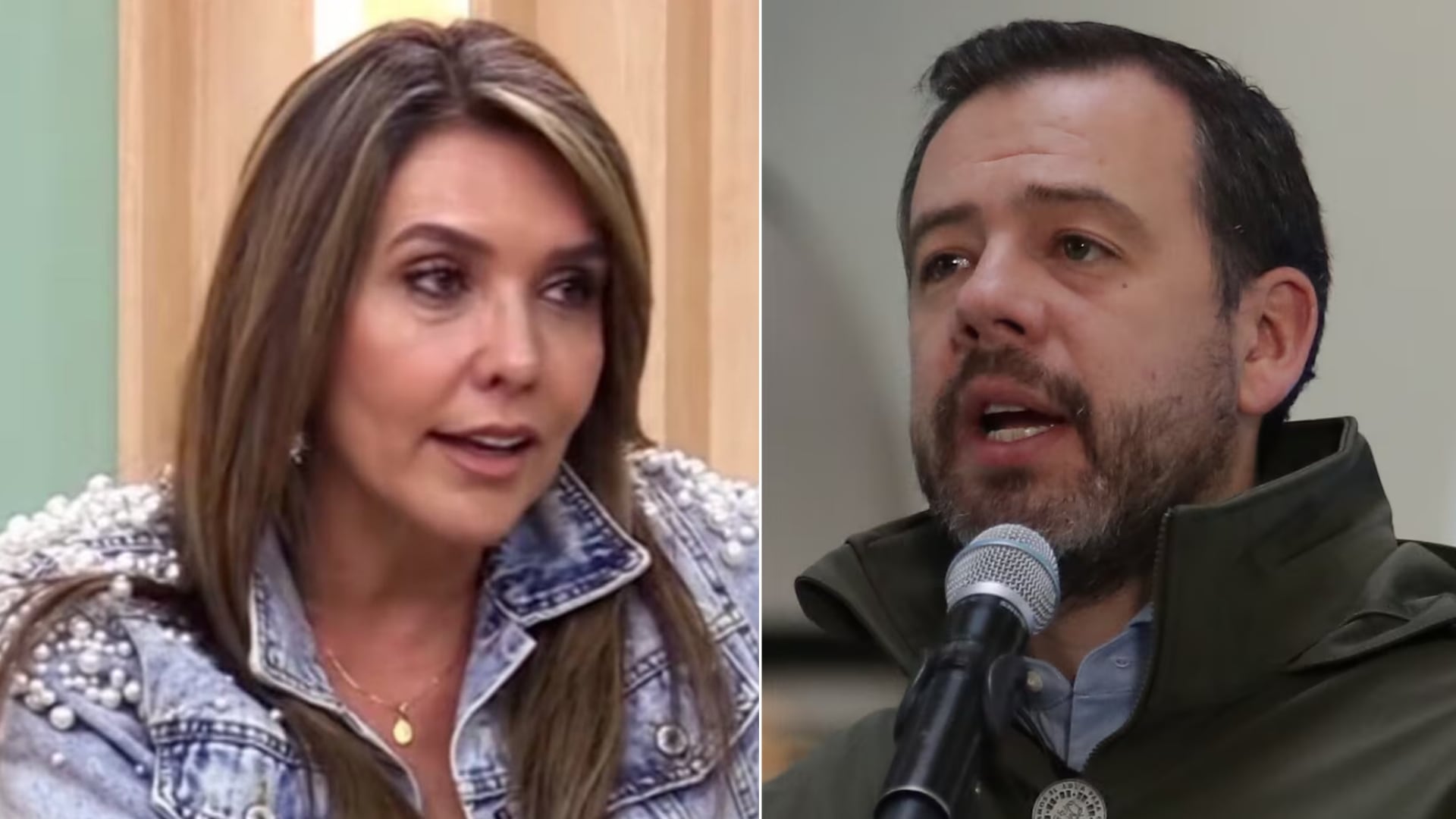 Mónica Rodríguez y Carlos Fernando Galán.