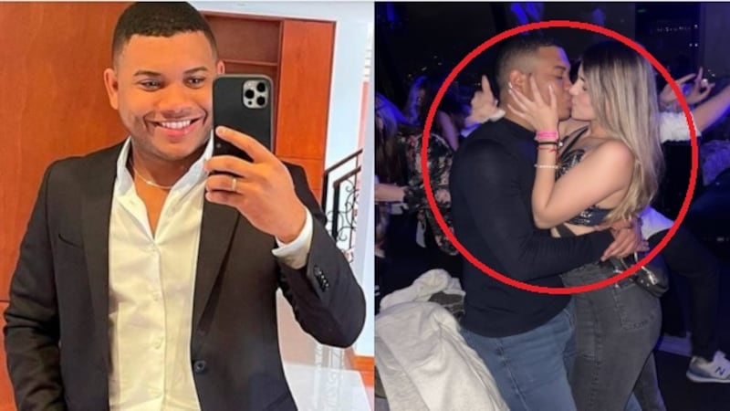 Con apasionado beso francés Miguel Polo Polo presentó a su nueva novia en redes