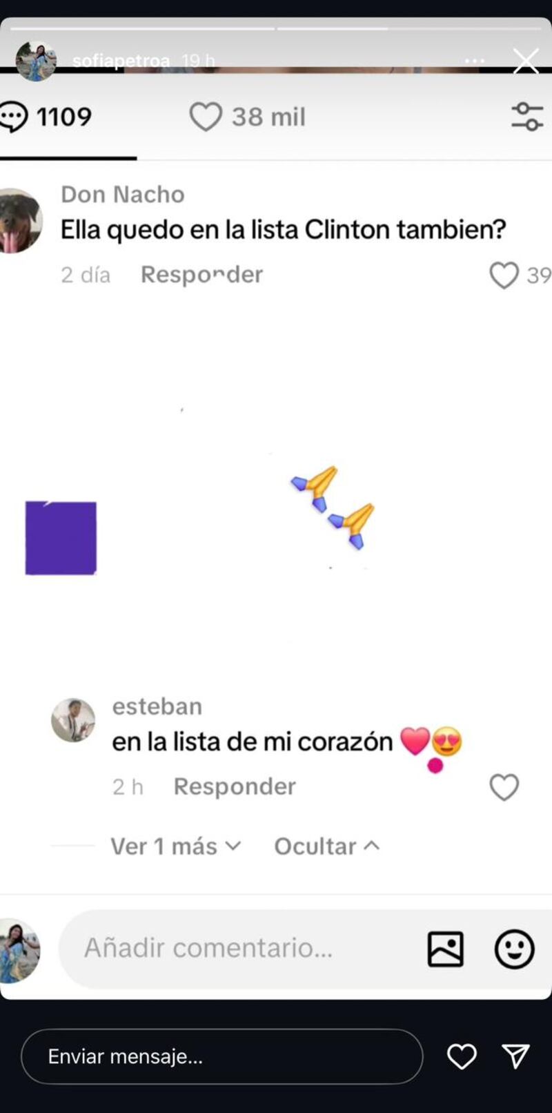 Sofía Petro, hija de Gustavo Petro