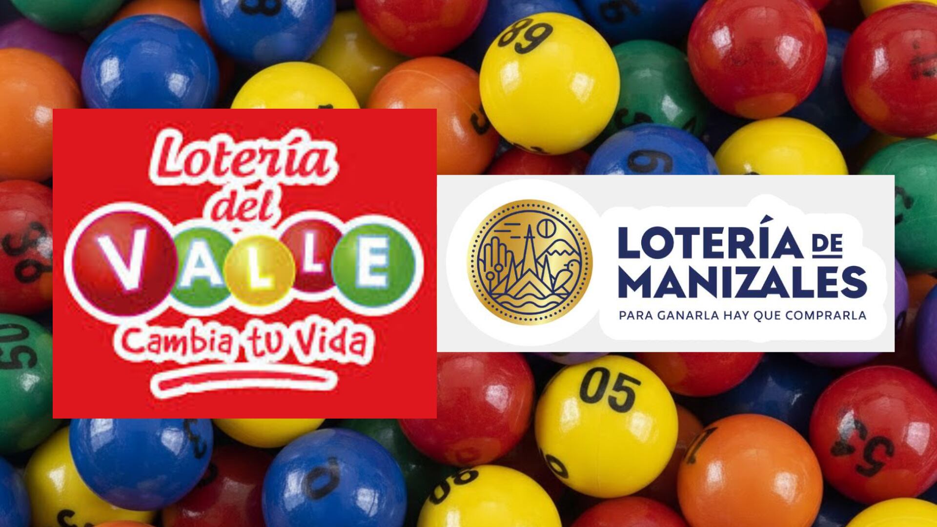 Lotería de Valle y Manizales - Fotos: Balotas de IA y fotos de las cuentas de ambas loterías tomadas el 12 de noviembre del 2025