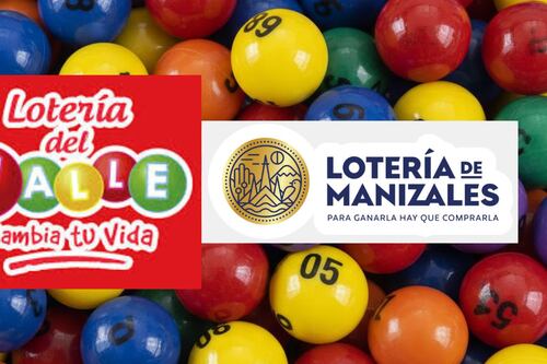 Números ganadores de las loterías de Valle y Manizales del miércoles 12 de noviembre