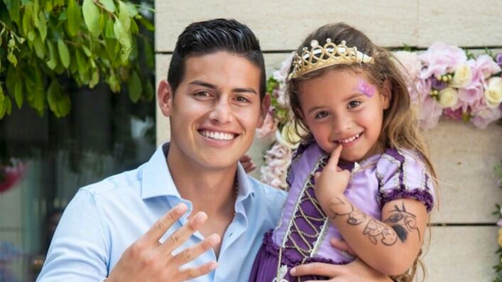 Những hình ảnh trong sinh nhật con gái James Rodríguez – Publimetro Colombia