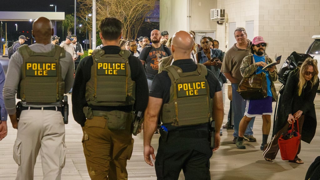 ICE en aeropuertos.