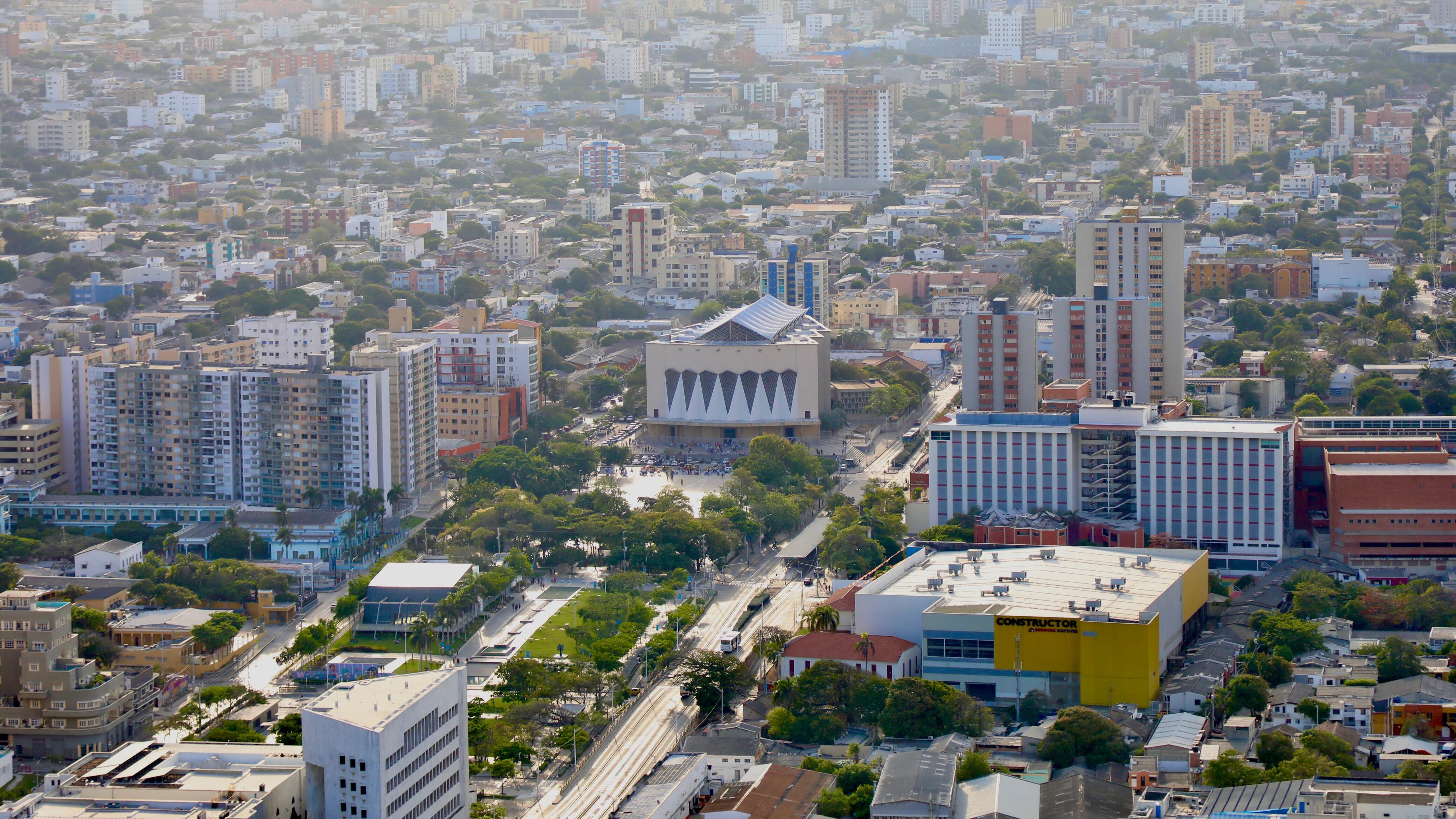 Barranquilla desde las alturas.