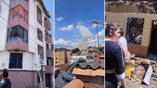 Fuerte explosión en una vivienda en Rionegro, Antioquia