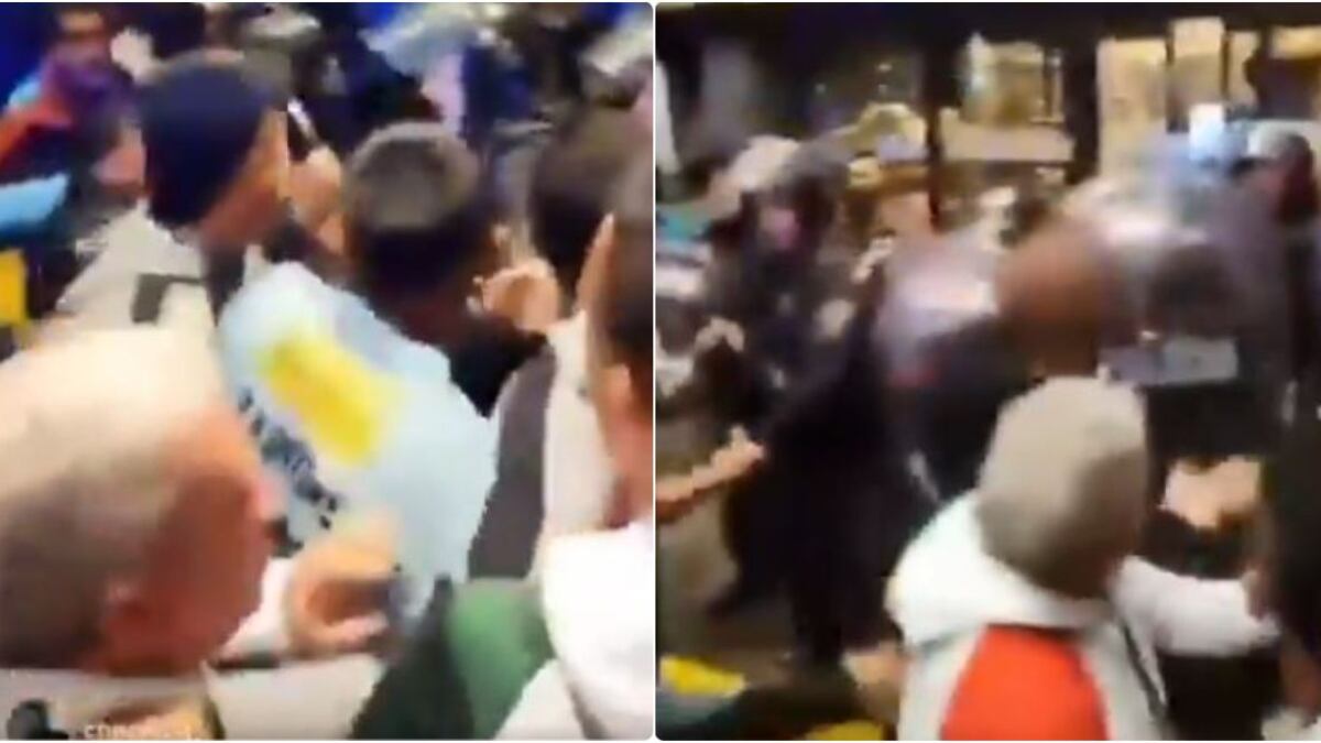 Jugadores y DT de Once Caldas fueron golpeados y gaseados por la policía argentina