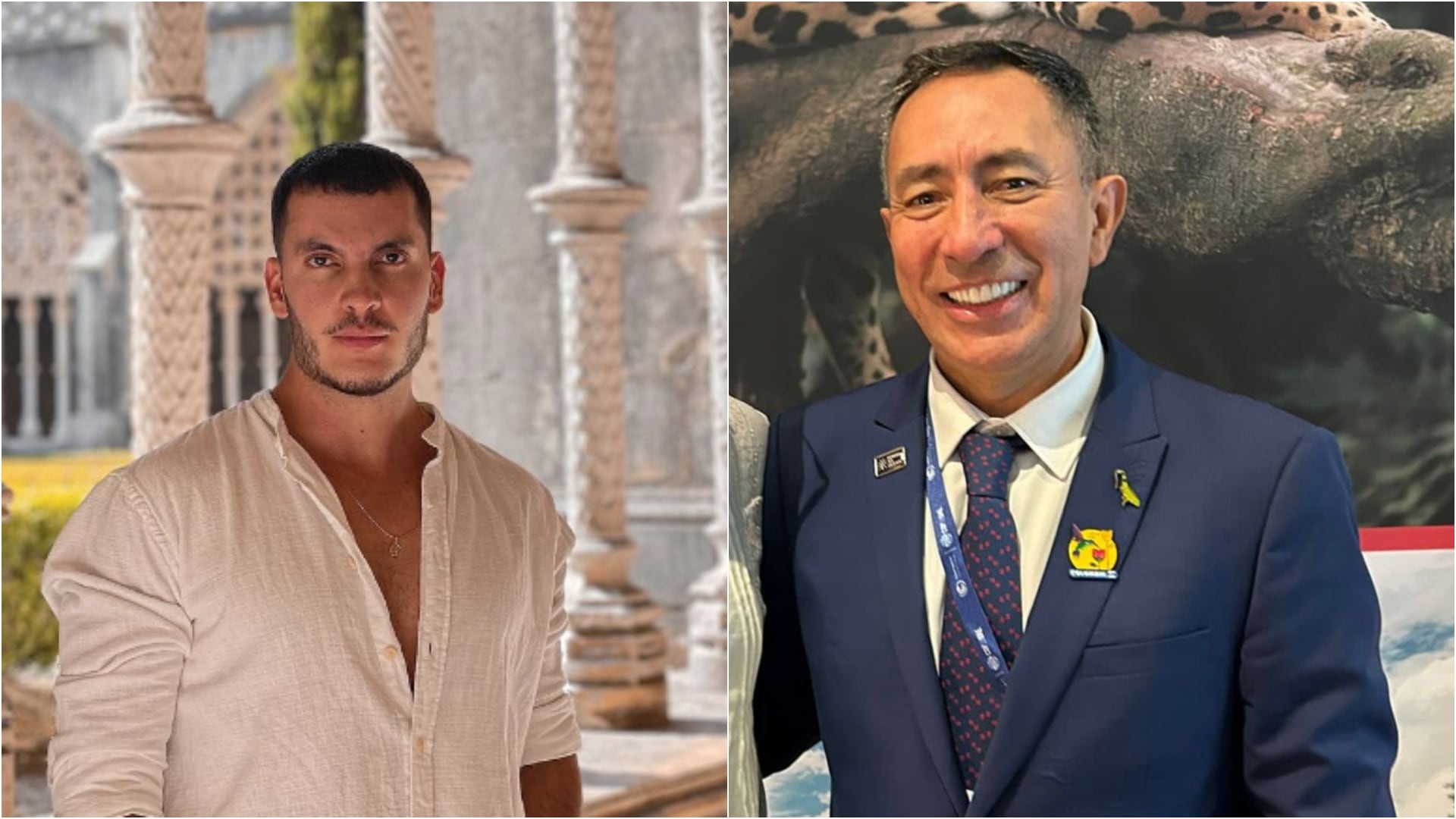 Ricardo Roa, presidente de Ecopetrol, y su pareja, Julián Caicedo cuentan cómo rompieron el silencio sobre su relación (Foto: Redes sociales)