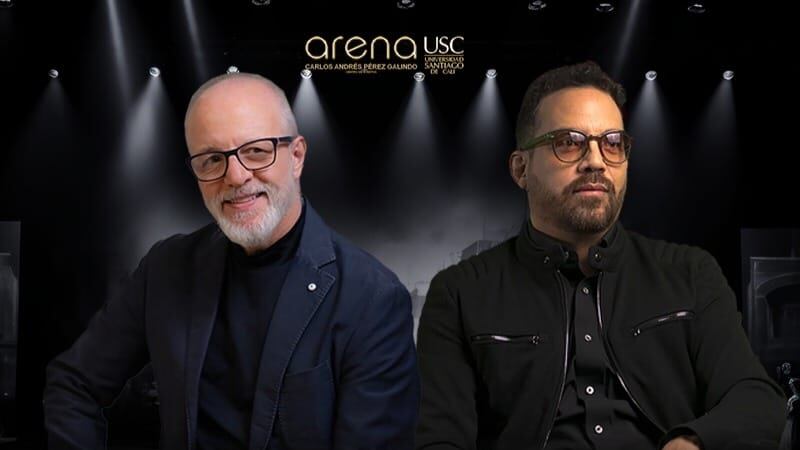 Alberto Plaza y Juan Fernando Velasco en Cali