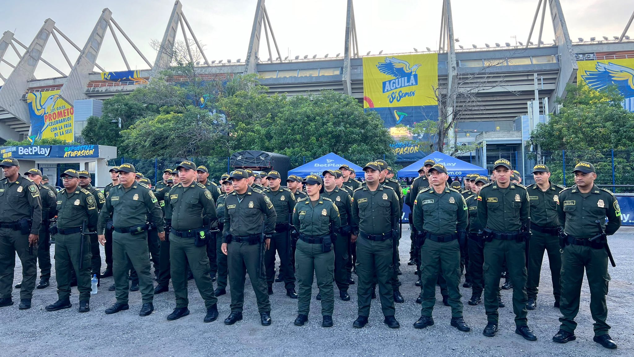 Foto medidas de seguridad y movilidad para recibir a la Selección en Barranquilla.