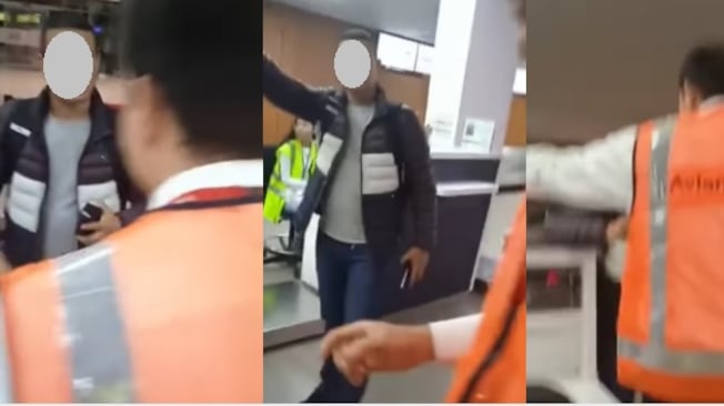 Pasajero golpea a funcionario de Avianca en Aeropuerto de Barranquilla.