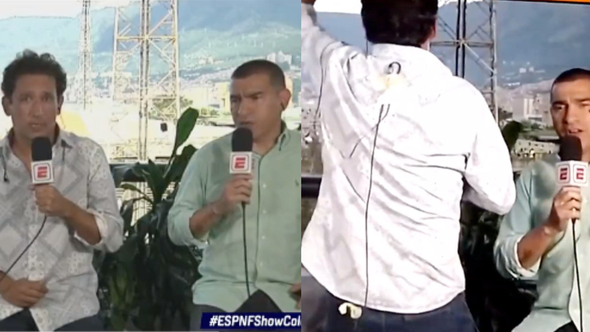 Antonio Casale se desató en pleno programa y alentó a Millonarios, cuando el equipo llegaba al estadio.