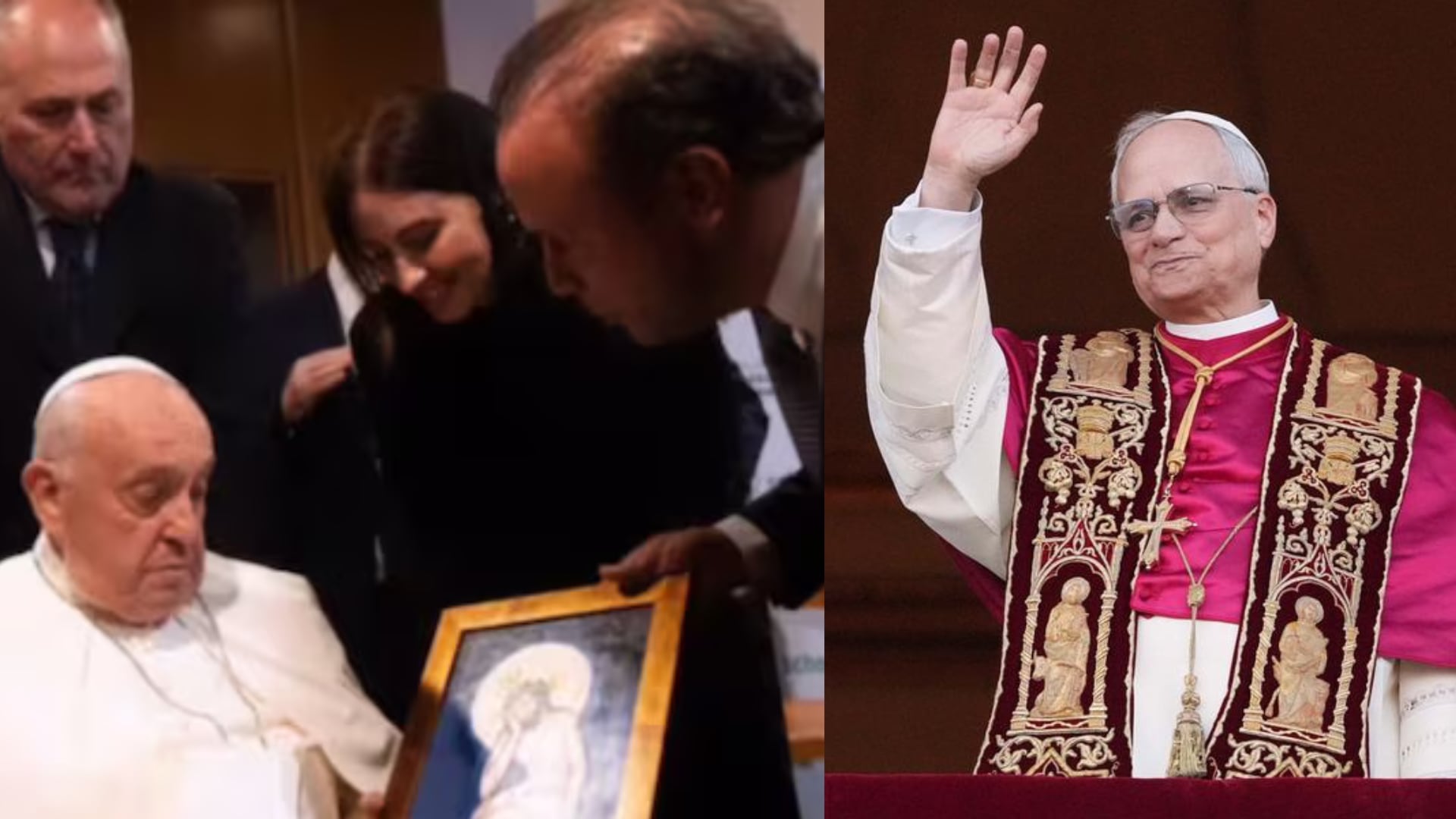 Así fue la reacción de Taliana Vargas al nombramiento de León XIV