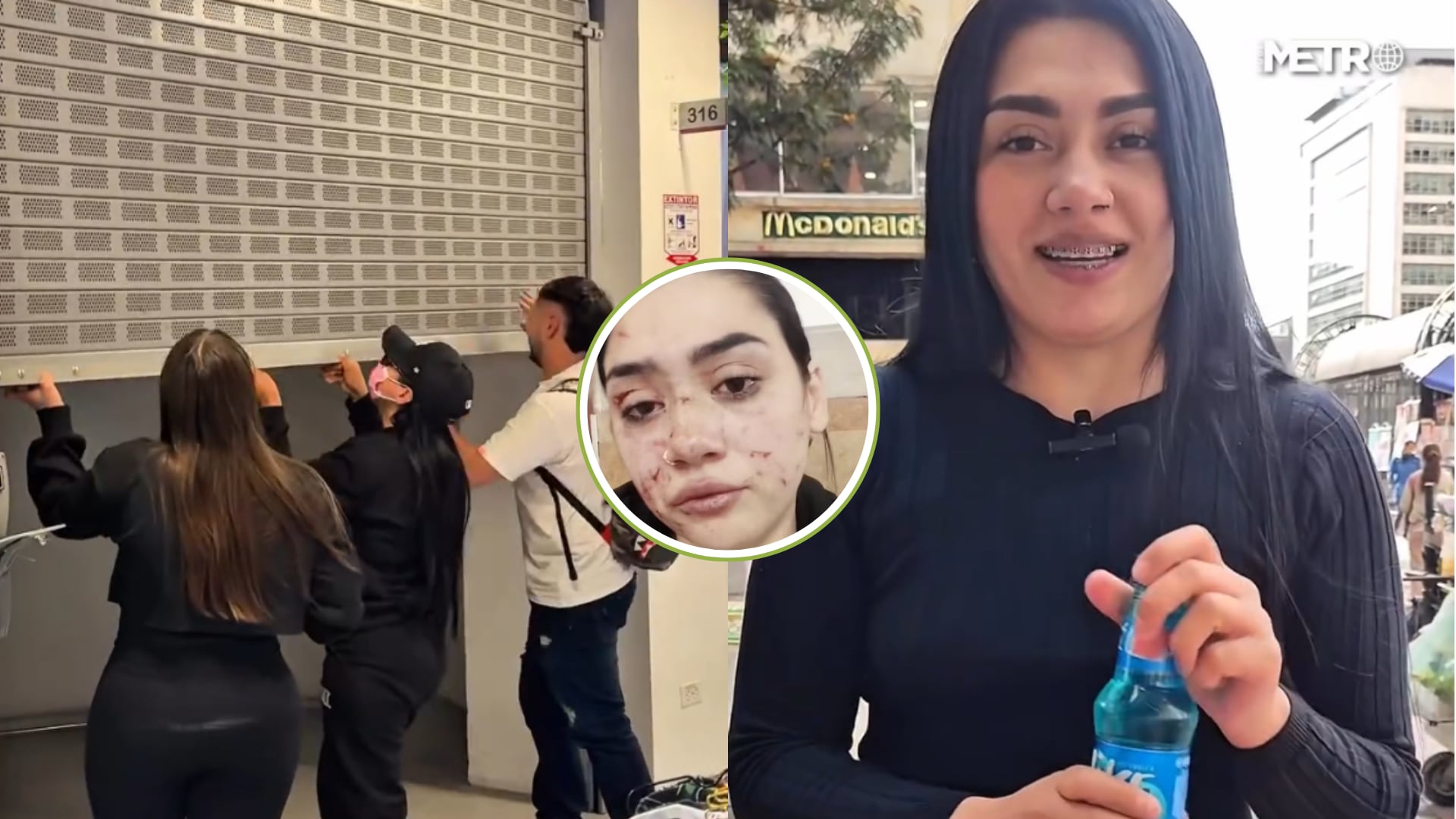 Tras el brutal ataque a la vendedora ambulante Leidy Pinzón, un influencer le regaló su propio local para que recupere lo perdido