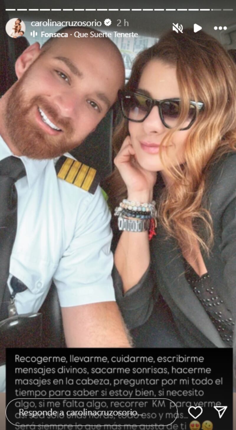 Carolina Cruz le demostró su inmenso amor a su novio con noble gesto