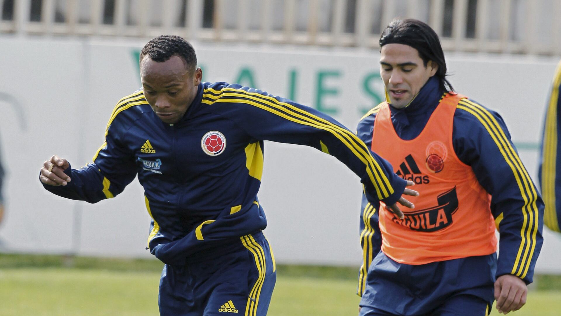 Radamel Falcao y Camilo Zúñiga