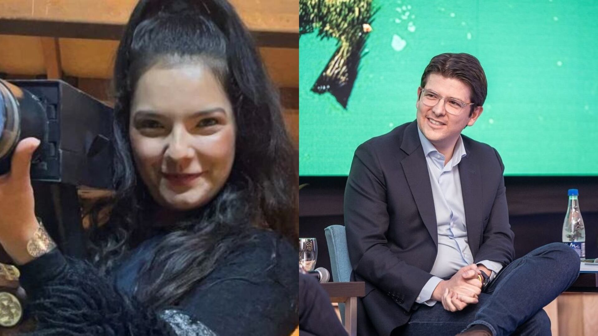 Laura Daniela Villamil visita a Miguel Uribe Turbay y comparte un mensaje de fe: “El que decide es Dios”. (Redes sociales de Laura Villamil y Miguel Uribe)