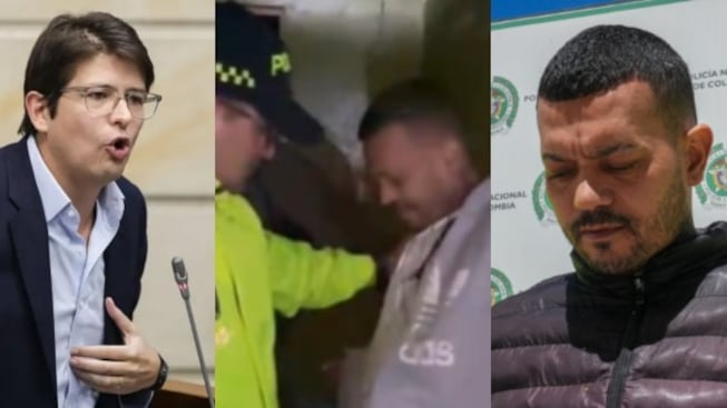 Foto en video: así rompió en llanto alias ‘El Costeño’ durante su captura por estar implicado en atentado contra Miguel Uribe.