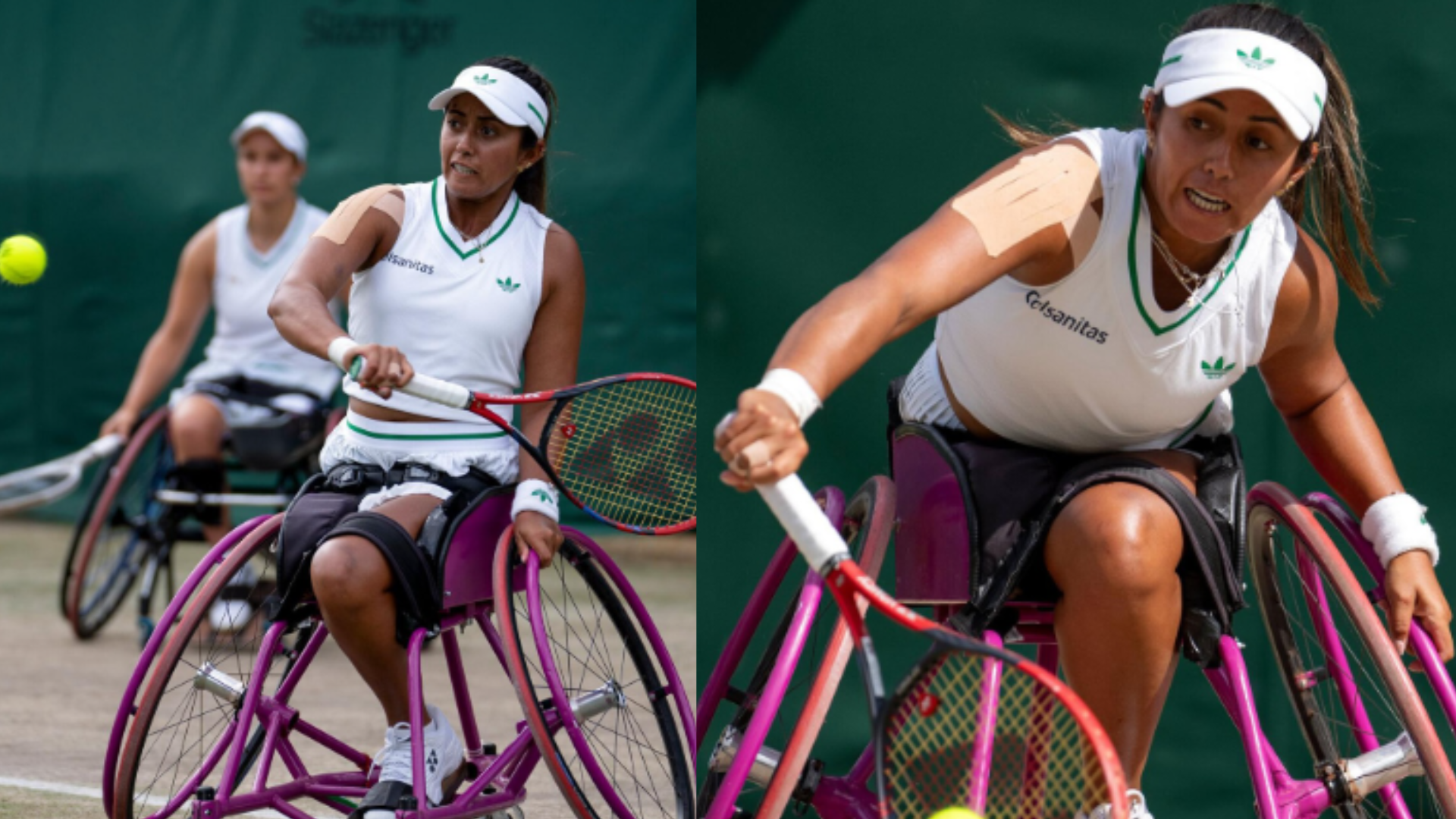 Angélica Bernal hace historia en Wimbledon: primera colombiana en silla de ruedas en llegar a una final de Grand Slam