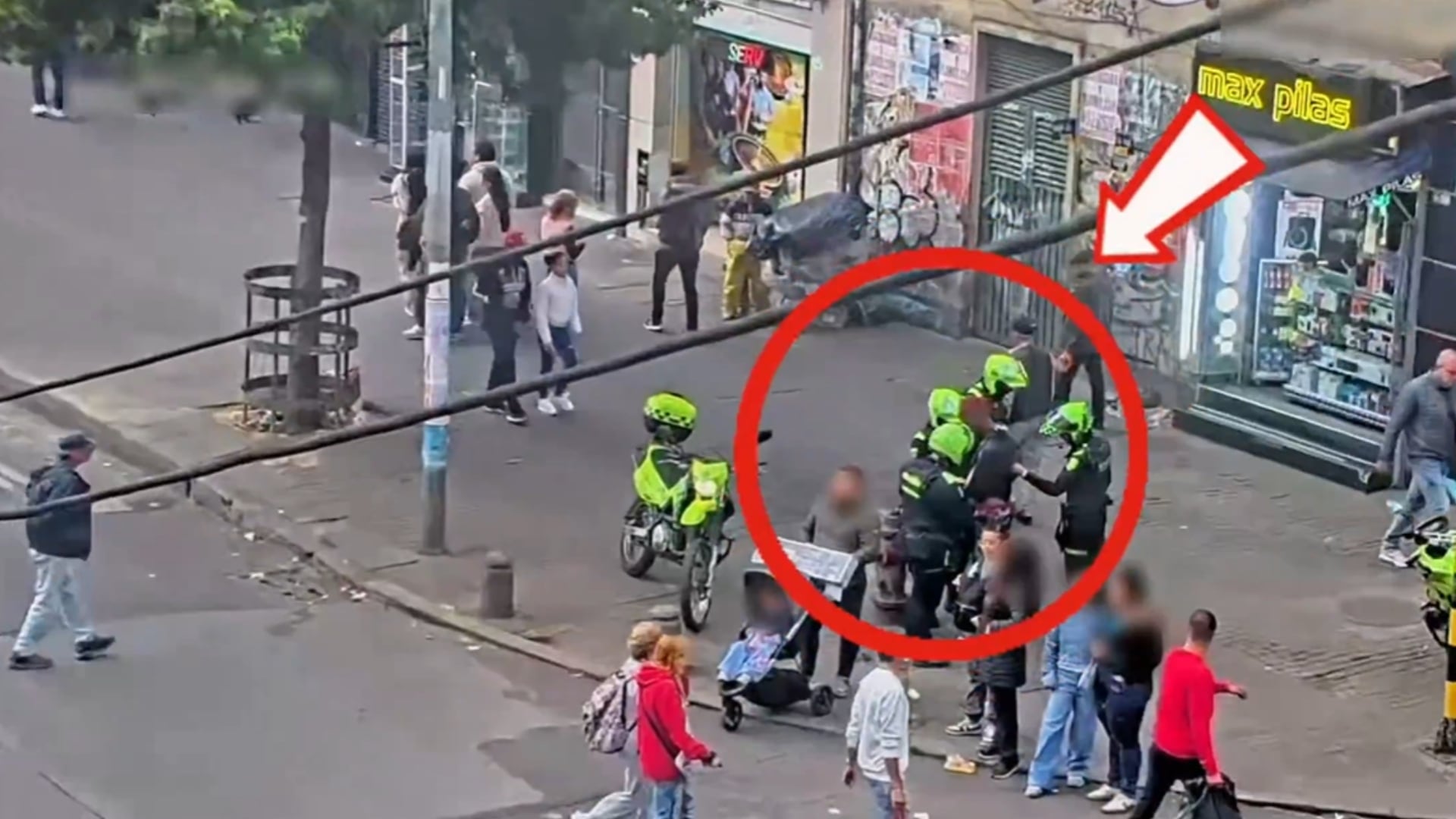 Captura de asesino en Bogotá mediante las cámaras del C4.