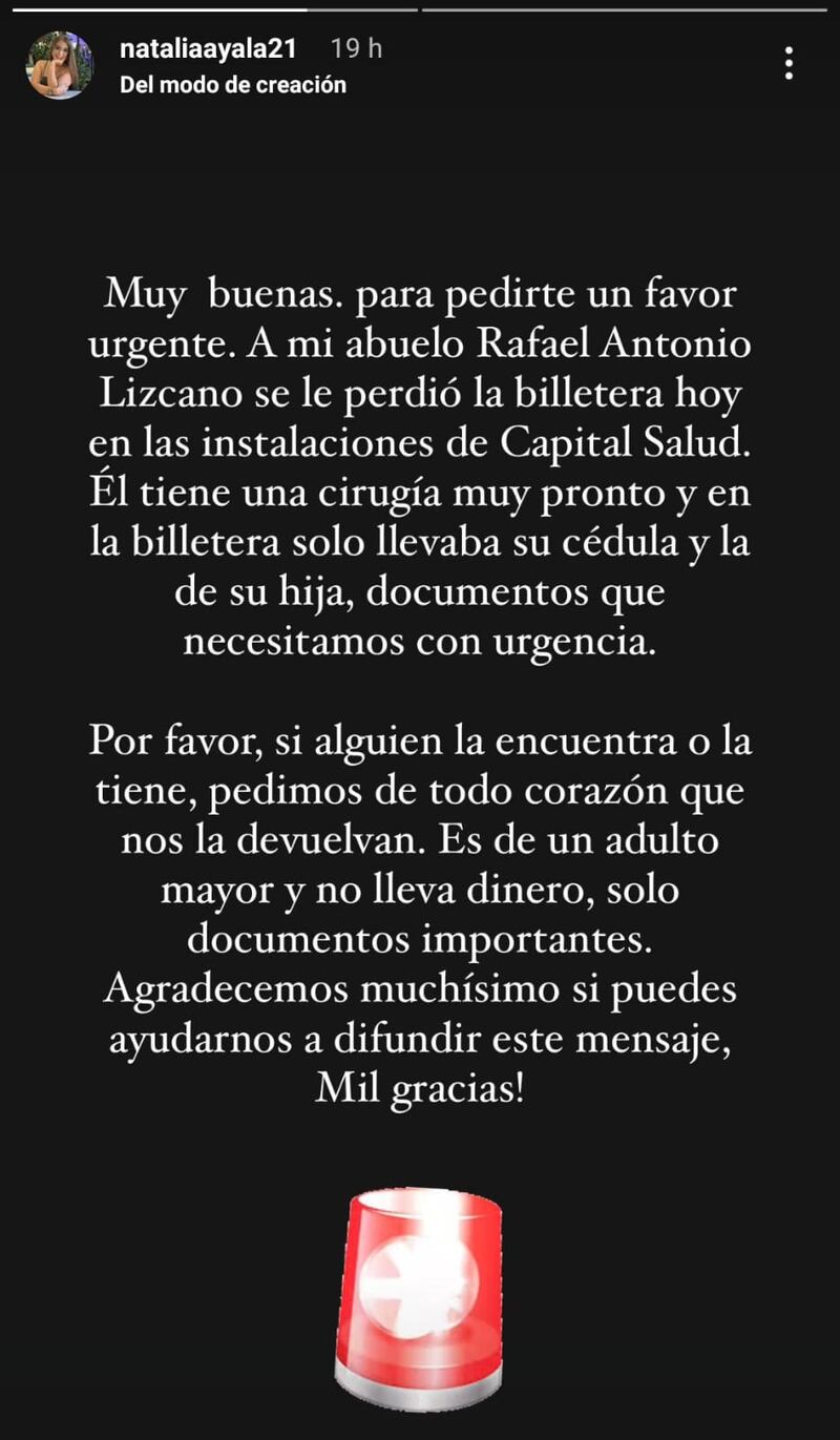Hija de Giovanny Ayala pidió ayuda urgente por delicada situación en Villavicencio