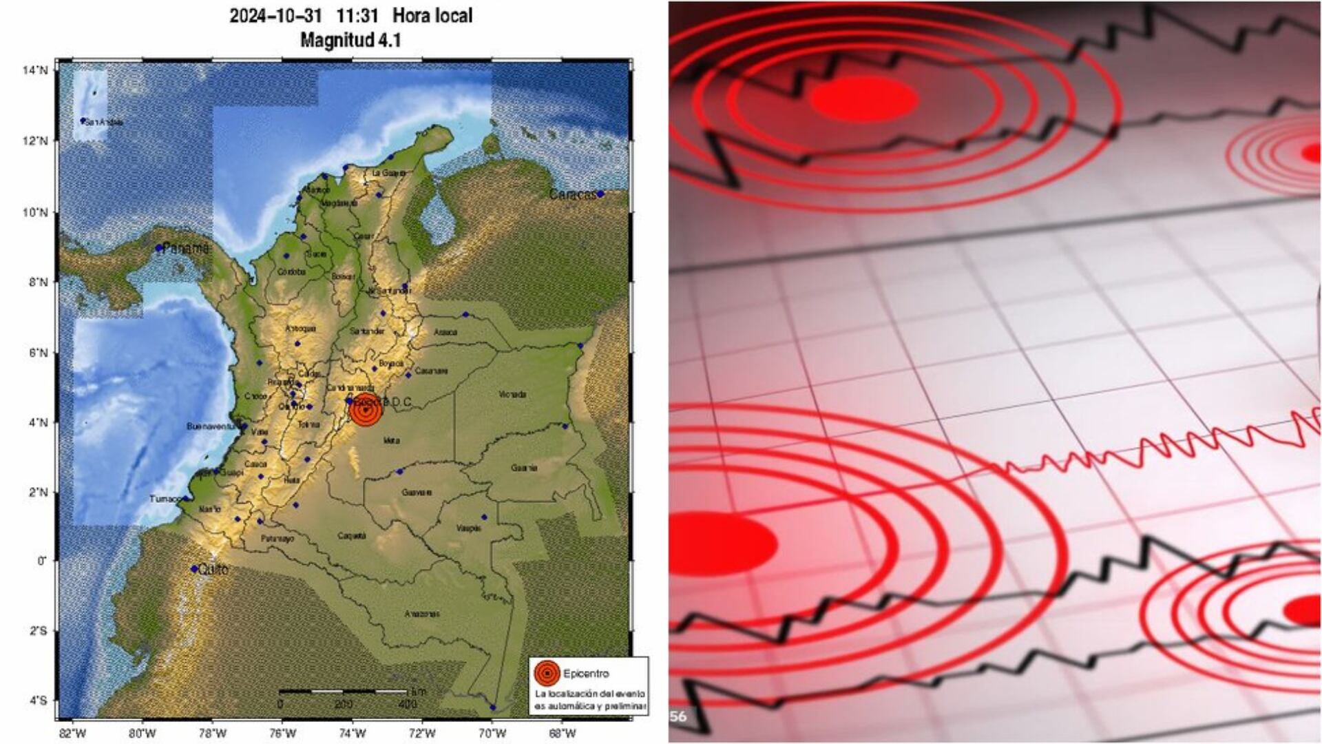 Atención | El SGC reportó un fuerte temblor que se sintió en gran parte de Bogotá ¿Lo sintió?