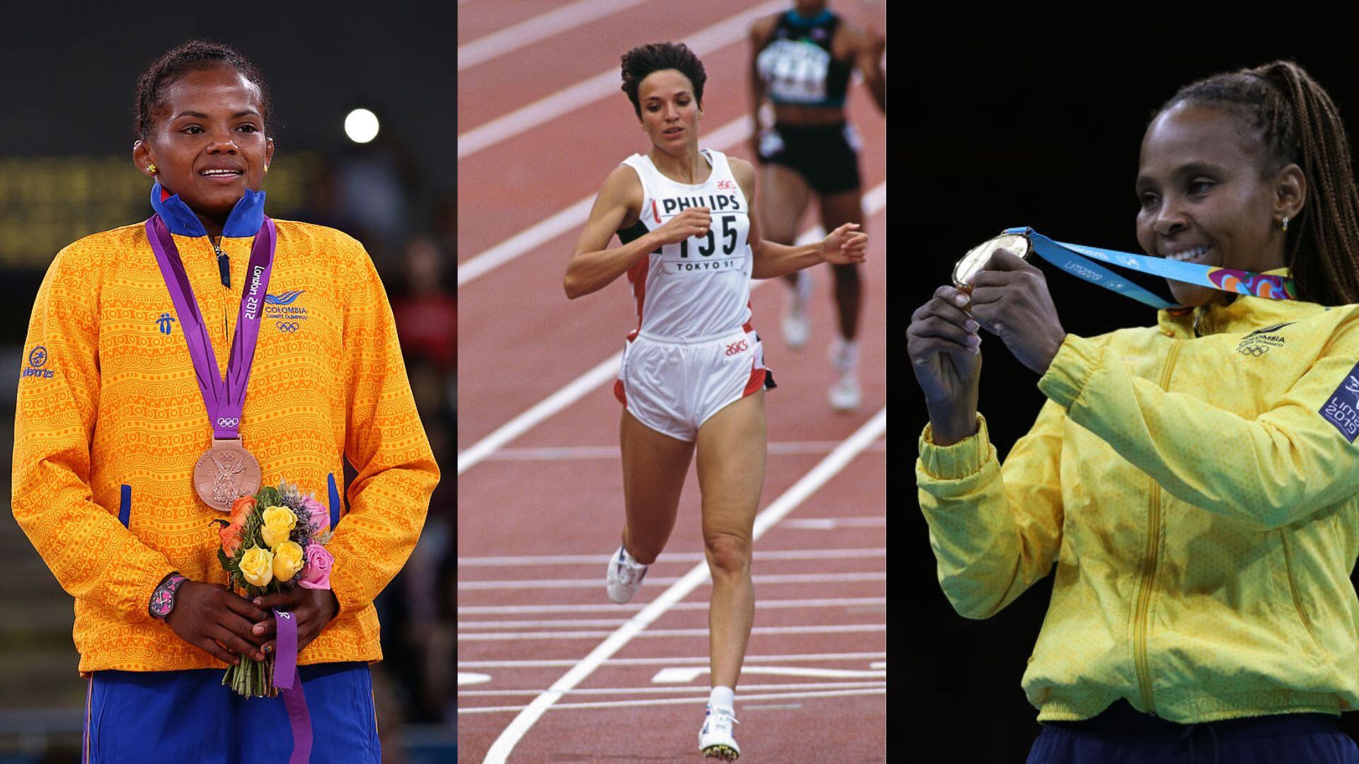 Jackeline Rentería, Ximena Restrepo e Ingrit Valencia.