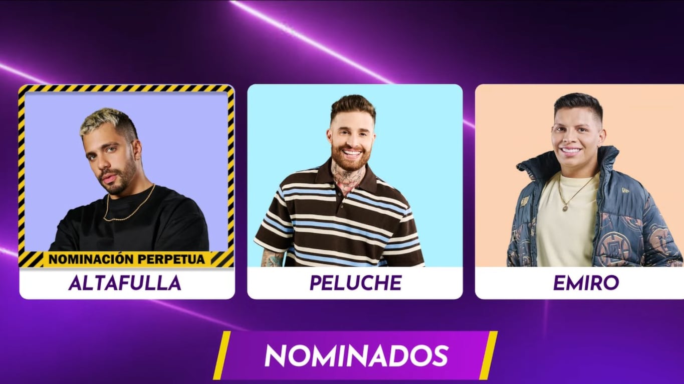 Altafulla, Mateo y Emiro son los nominados de 'La casa de los famosos Colombia 2'