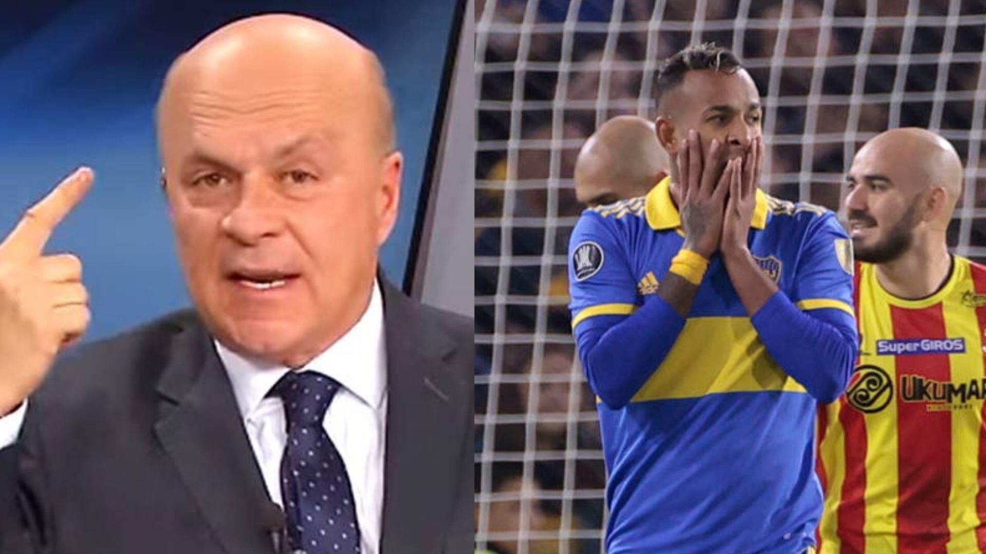 Carlos Antonio Vélez condenó la presencia de Sebastián Villa en el Boca-Pereira.