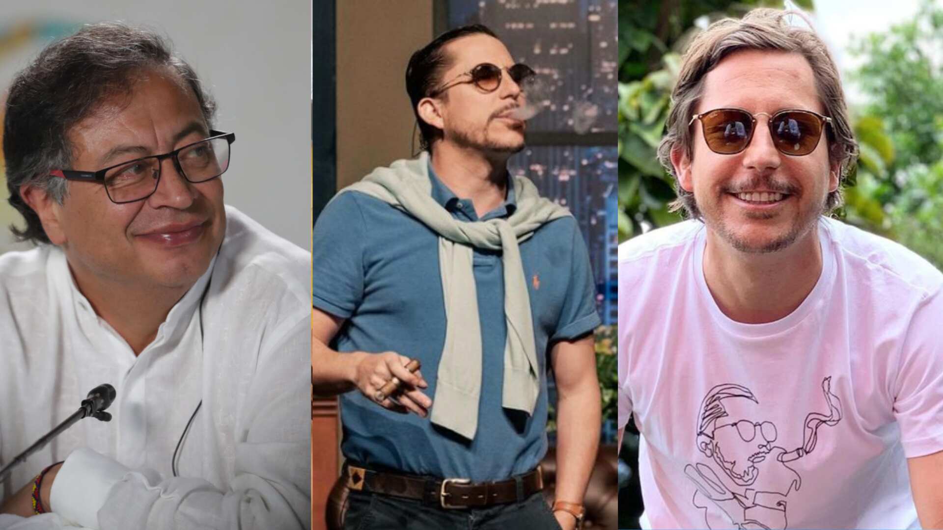 Captura de pantalla Instagram Alejandro Riaño y Gustavo Petro