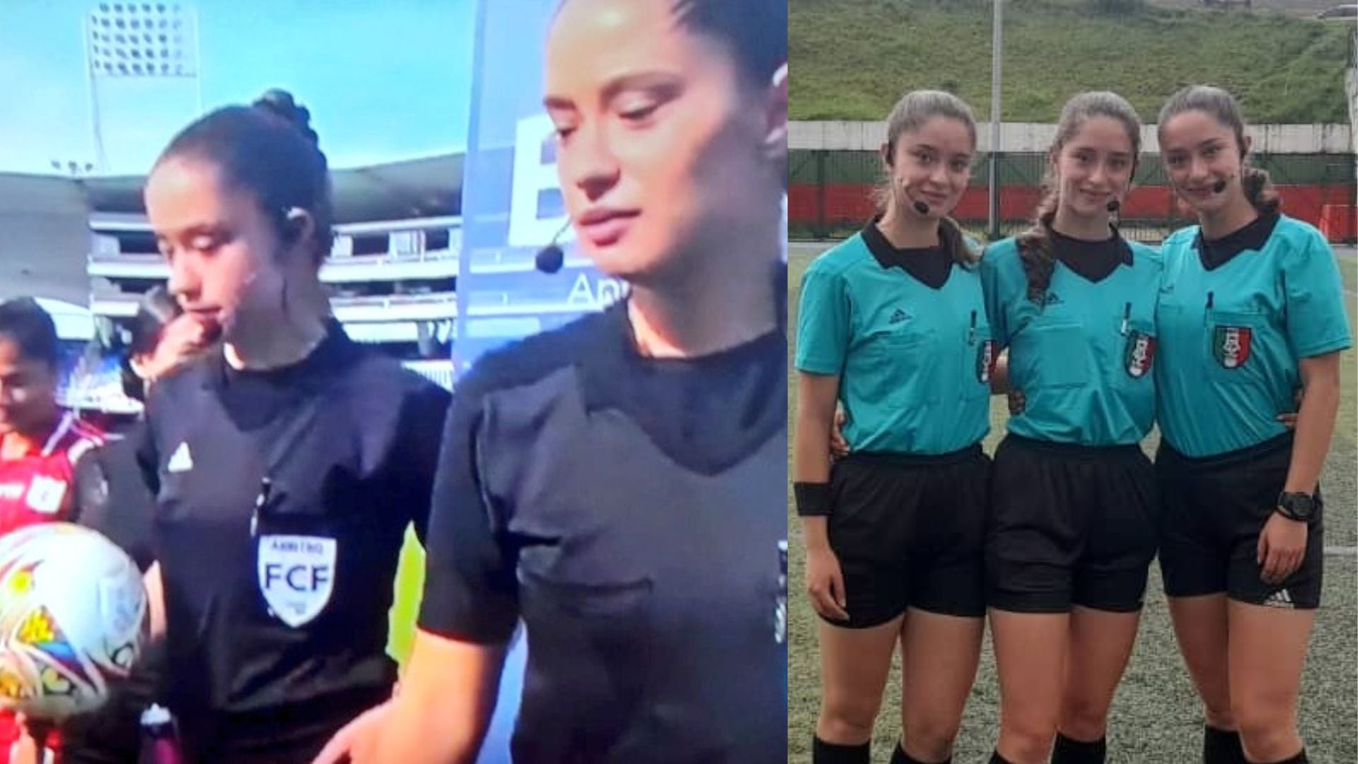 Conozca el caso de las trigemelas árbitras que hacen historia en el fútbol colombiano.