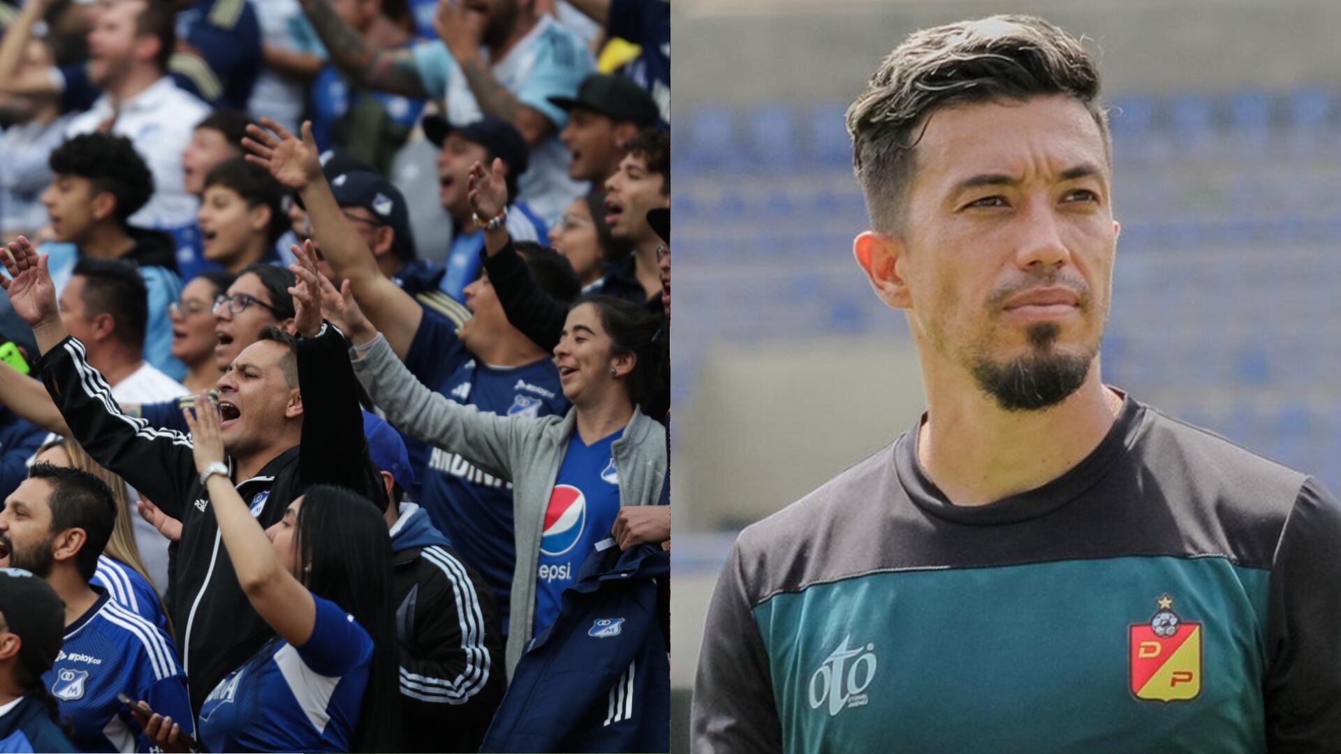 Millonarios y Fernando Uribe - Fotos: Redes sociales de los equipos